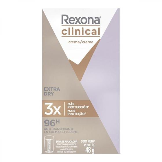 Desodorante Rexona Feminino Clinical Extra Dry Stick 48g Menor preço em Desodorante Rexona Feminino Clinical Extra Dry Stick 48g
