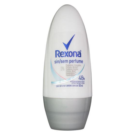 Imagem de Desodorante Rexona Sem Perfume Roll-on Antitranspirante 48h 50ml