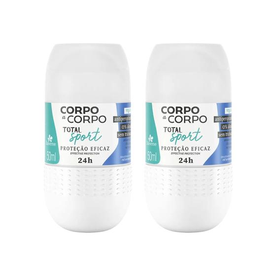 Imagem de Desodorante Roll-On Corpo A Corpo Sport 50ml - Kit C/ 2un