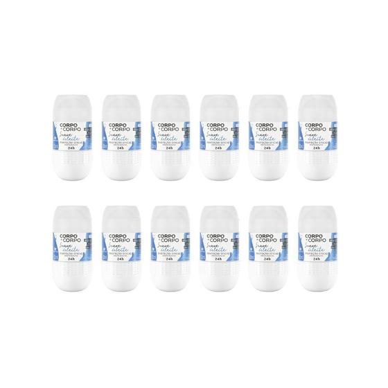 Imagem de Desodorante Roll-On Corpo A Corpo Suave 50Ml - Kit Com 12Un