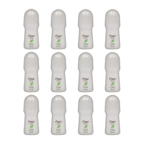 Imagem de Desodorante Roll-On Crysal 70Ml Fresh - Kit Com 12Un