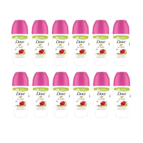 Imagem de Desodorante Roll-On Dove 50Ml Fem Go Fresh Roma - Kit C/12Un