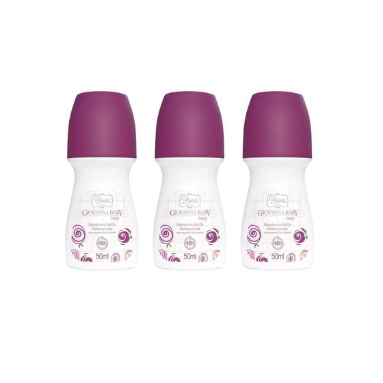 Imagem de Desodorante Roll-On Giovanna Baby Beauty 50Ml - Kit C/3Un