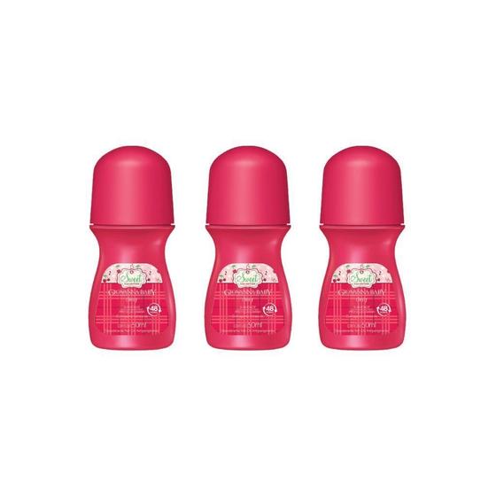 Imagem de Desodorante Roll-On Giovanna Baby Cherry 50Ml - Kit C/3Un