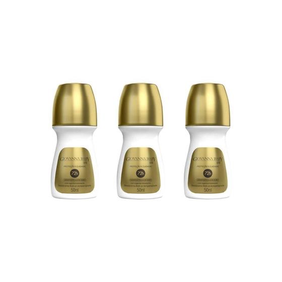 Imagem de Desodorante Roll-On Giovanna Baby Gold 50Ml - Kit C/3Un