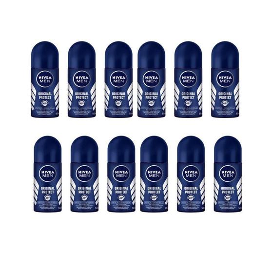 Imagem de Desodorante Roll-On Nivea 50Ml Masc Protect-Kit12Un