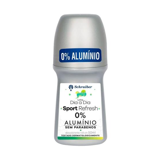 Desodorante Roll-on Sem Alumínio e Sem Parabenos Sport Refresh ...