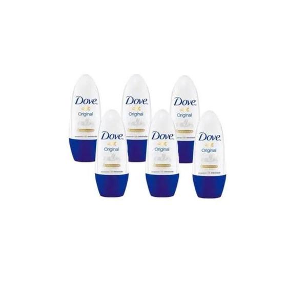 Imagem de Desodorante Rollon Dove 30Ml Feminino - Kit C/6Un