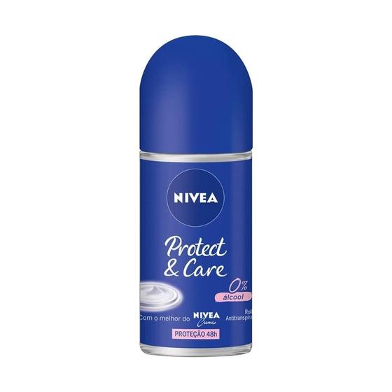 Imagem de Desodorante Rollon Protect & Care 50ml - Nivea