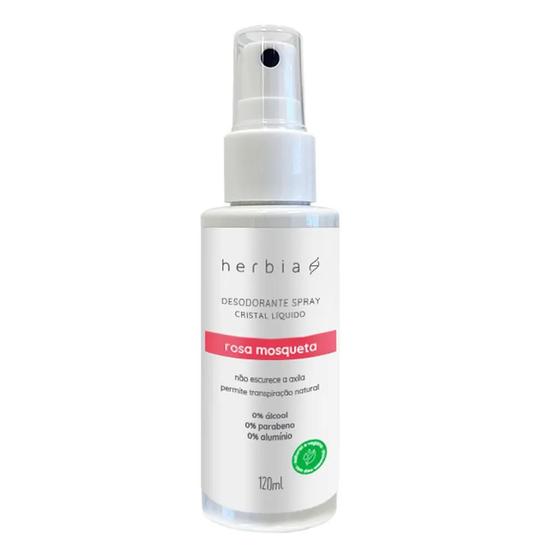 Desodorante Rosa Mosqueta Spray cristal líquido Herbia Natural Vegano Menor preço em Desodorante Rosa Mosqueta Spray cristal líquido Herbia Natural Vegano