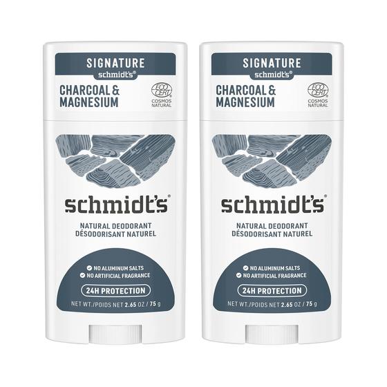 Imagem de Desodorante Schmidt's Charcoal & Magnésio - 2 Unidades de 75ml