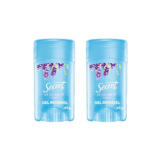 Imagem de Desodorante Secret Clear Gel Lavender 45G - Kit Com 2Un