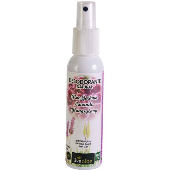 Imagem de Desodorante sem Alumínio Aloe, Gerânio e Lavanda 120 ml