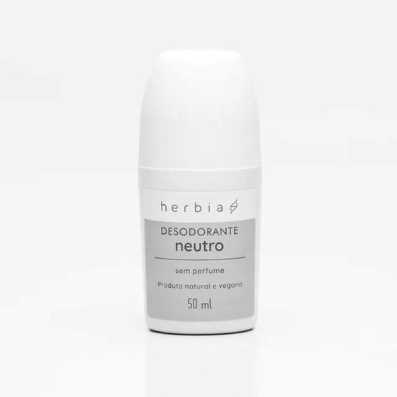 Desodorante Sem Perfume Roll-On Herbia 50mL Natural Vegano Menor preço em Desodorante Sem Perfume Roll-On Herbia 50mL Natural Vegano
