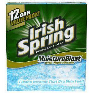 Imagem de Desodorante Soap Irish Spring Moisture Blast 110 ml, pacote com 12