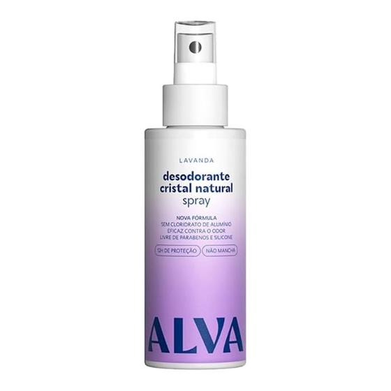 Imagem de Desodorante spray cristal natural Lavanda Alva 120ml