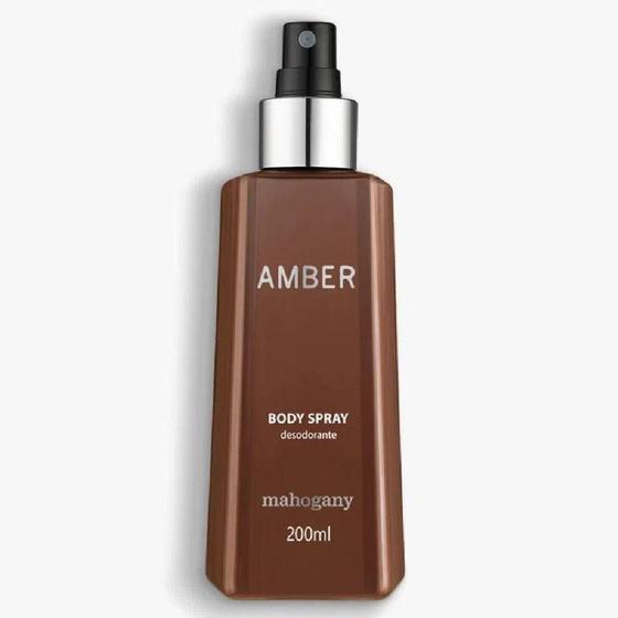 Imagem de Desodorante Spray Masculino Amber 200ml - Mahogany