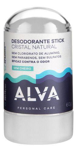 Imagem de Desodorante Stick Alva Cristal S/alumínio S/parabenos 60g