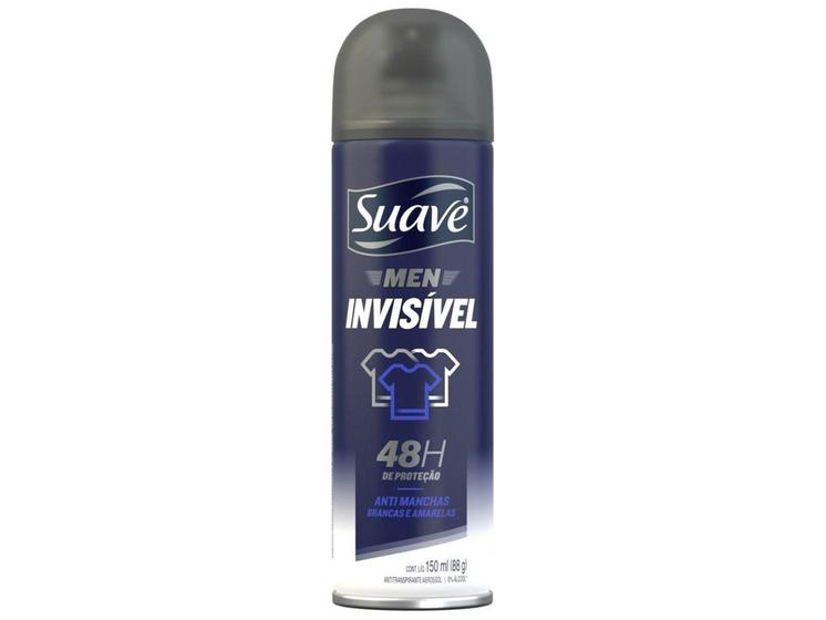 Imagem de Desodorante Suave Invisible Aerossol - Antitranspirante Masculino 150ml