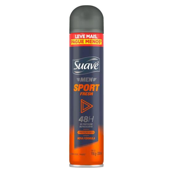 Imagem de Desodorante Suave Sport Fresh Aerosol 200ml