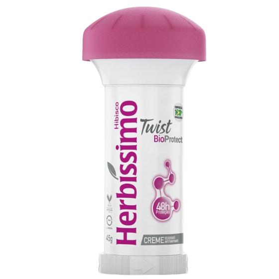 Imagem de Desodorante Twist Hibisco BioProtect Herbíssimo 45G - Dana