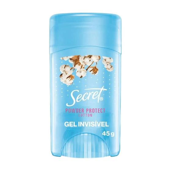 Imagem de Desodorante Twist Stick Gel Secret Powder Protect Cotton 48h 45g