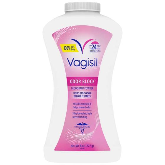 Imagem de Desodorante Vagisil Odor Block em Pó - Sem Talco - 240ml