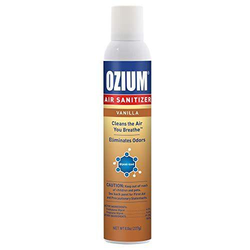 Imagem de Desodorizador de Ar e Eliminador de Odores 8 Oz. Ozium com Aroma de Baunilha, para Residências, Carros, Escritórios e Mais