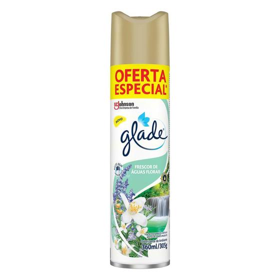 Imagem de Desodorizador Glade Aerossol Frescor de Águas Florais 360ml