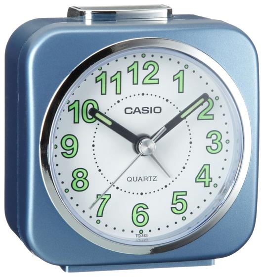 Imagem de Despertador Casio TQ-143-2EF com Luz e Mesa
