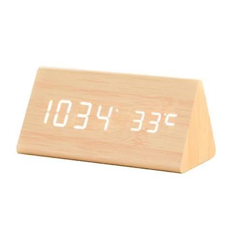 Imagem de Despertador Digital Wokex com Display LED e 3 Alarmes - Amarelo