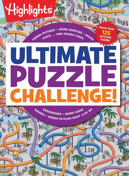 Imagem de Destaques do livro de atividades Jumbo Ultimate Puzzle Challenge Kids