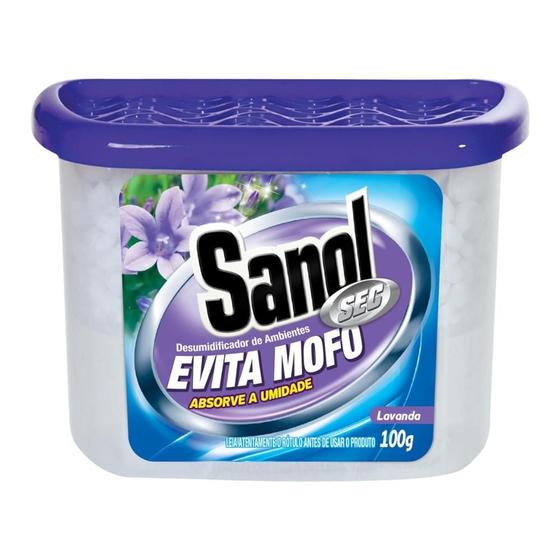 Imagem de  Desumidificador Anti Mofo Lavanda Evita Mofo 100G Sanol Sec