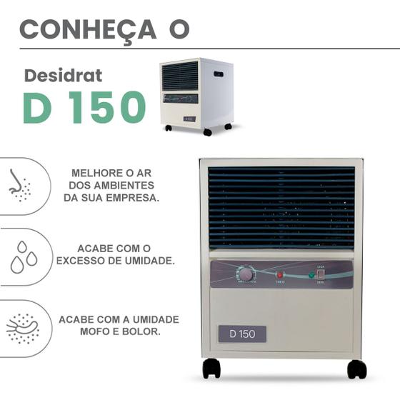 Desumidificador de ar Desidrat D150 - Branco - 220v Menor preço em Desumidificador de ar Desidrat D150 - Branco - 220v