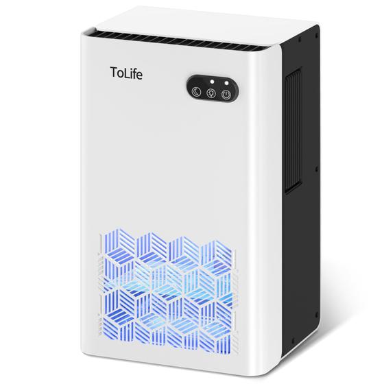 Imagem de Desumidificador ToLife para Ambientes de até 88m² - 2,8L com Desligamento Automático