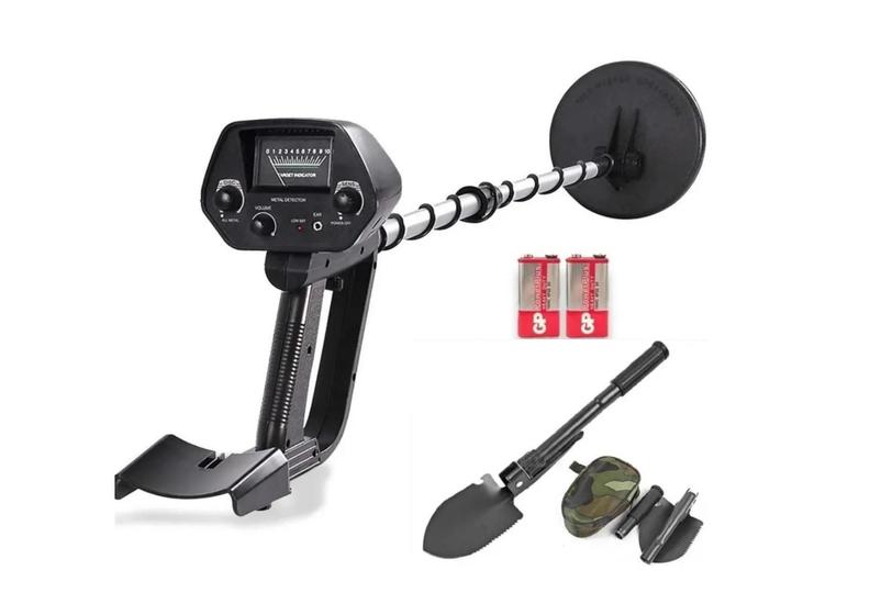 Detector De Metais Md-4030 + Mini Pá Dobrável Com Picareta - Tianxun ...