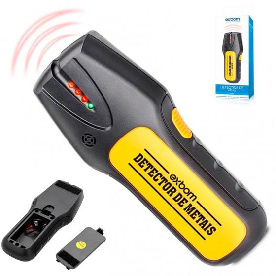 Imagem de Detector de Metais Profissional Exbom 3 em 1 Sensor Ideal para Parede de Gesso e Outras