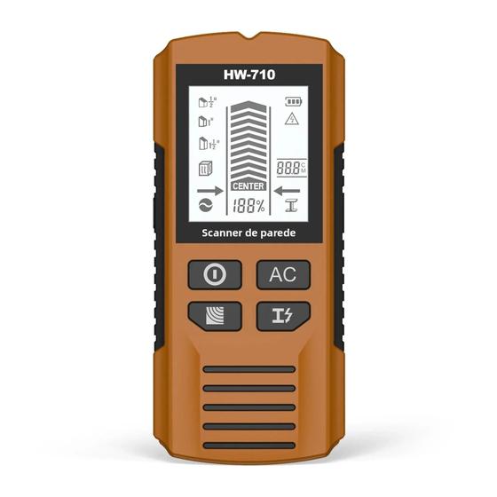 Imagem de Detector De Metal Portátil Localizador De Unhas Com Display LCD Detector De Parede Seis Em Um Para
