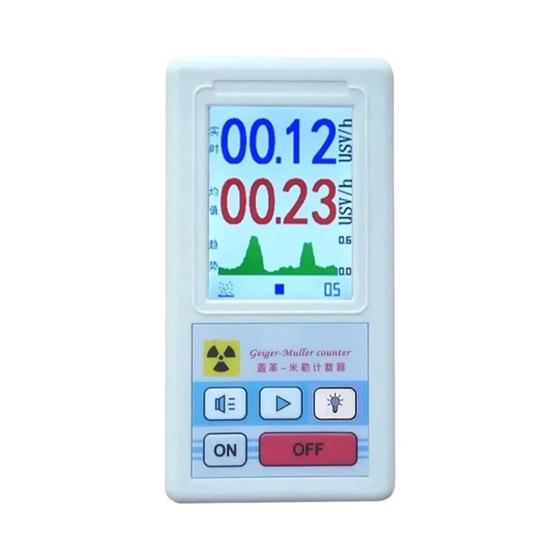 Imagem de Detector De Radiação Nuclear LCD BR-6 Contador Geiger Dosímetro Pessoal Testador De Raios X Beta