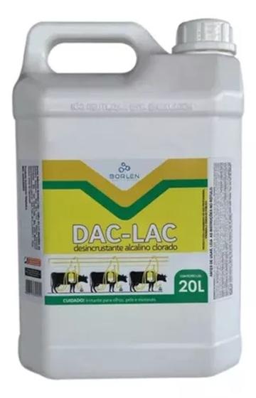 Imagem de Detergente Alcalino Clorado Ordenha Dac-lac 20lts Borlen