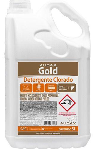 Imagem de Detergente Clorado e Desengordurante Gold 5l Audax