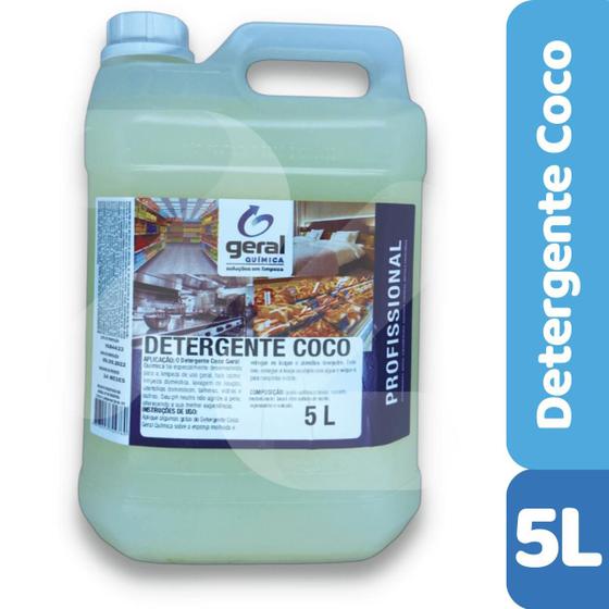 Imagem de Detergente Coco Líquido Profissional  Lava Louça - 5L