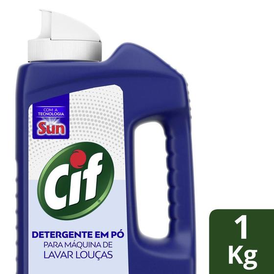 Detergente em Pó CIF para Lava Louças 1kg Menor preço em Detergente em Pó CIF para Lava Louças 1kg