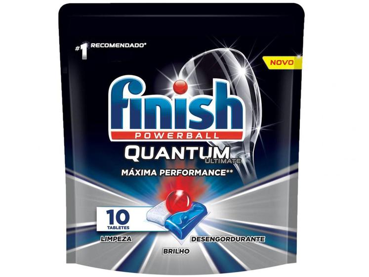 Imagem de Detergente em Tabletes Lava-Louças Finish - Powerball Quantum Ultimate 125g 10 Unidades