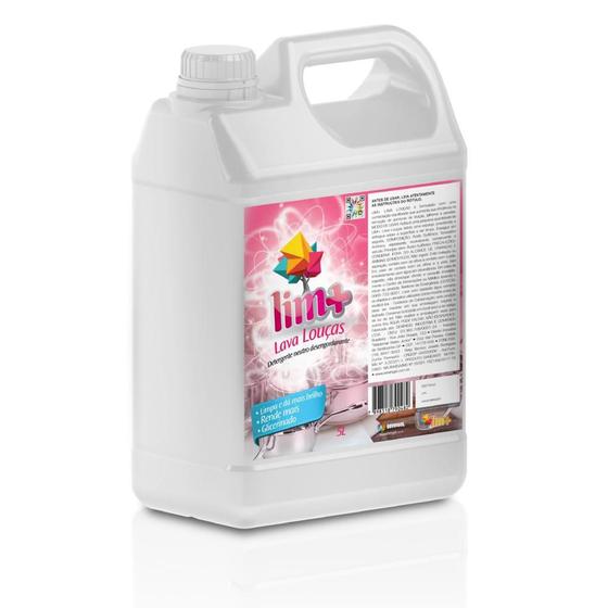 Detergente Lava Louças 5L 1 UN Lim+ Menor preço em Detergente Lava Louças 5L 1 UN Lim+