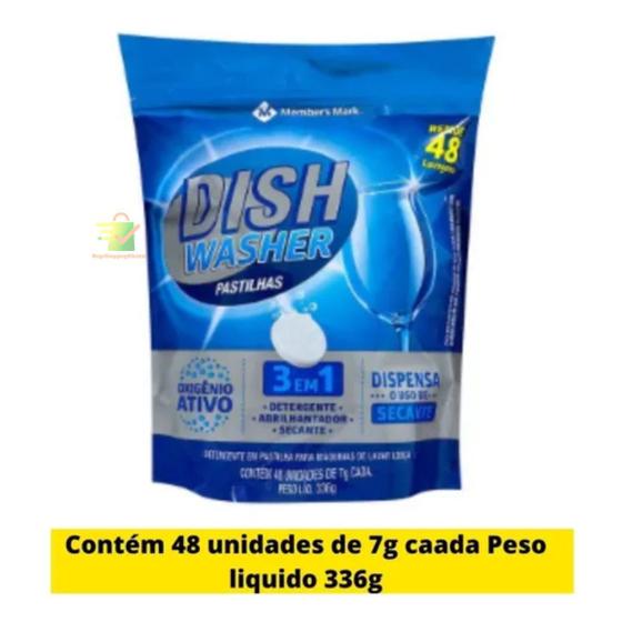 Detergente Lava Louças Em Pastilhas Dish Washer Members Mark Member's