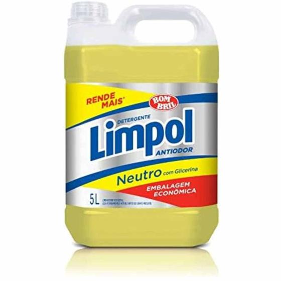 Imagem de Detergente Lava Louças Líquido Neutro Limpol 5 Litros