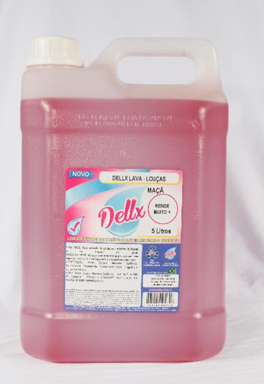 Imagem de Detergente Lava Louças Maça - 5 Litros - Dellx