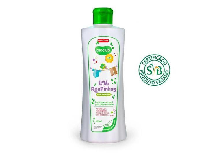 Imagem de Detergente liquido lava roupinhas 500ml - bioclub