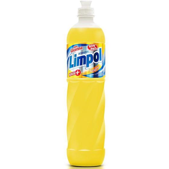 Detergente Líquido Neutro Limpol 500ml - Bombril Menor preço em Detergente Líquido Neutro Limpol 500ml - Bombril